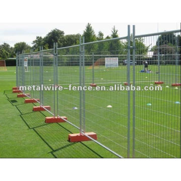 galvanized then pvc coated yard temporary fence